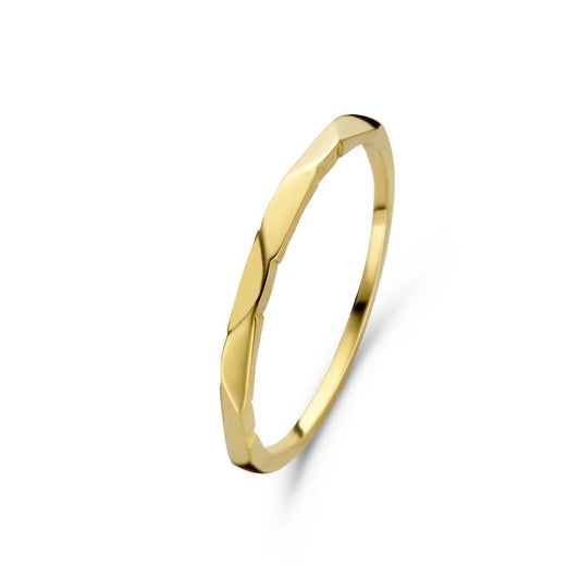 Gouden ring 14K unisex