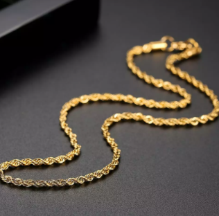 NA's Fashion | Ketting Goud 24K